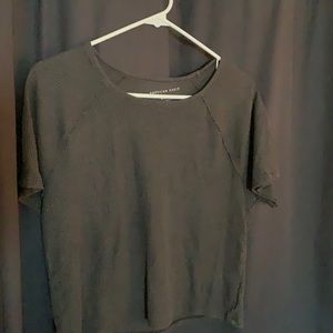 American Eagle Waffle Knit Tee